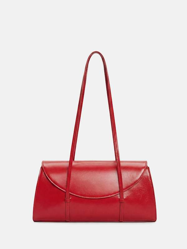 Elena Shoulder Bag - Poppy Leather