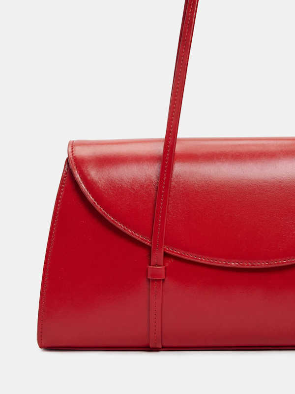 Elena Shoulder Bag - Poppy Leather