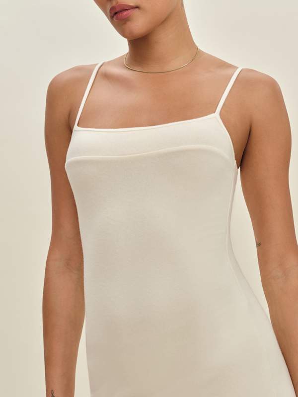 Chloe Knit Shrug Dress Set - Fior Di Latte