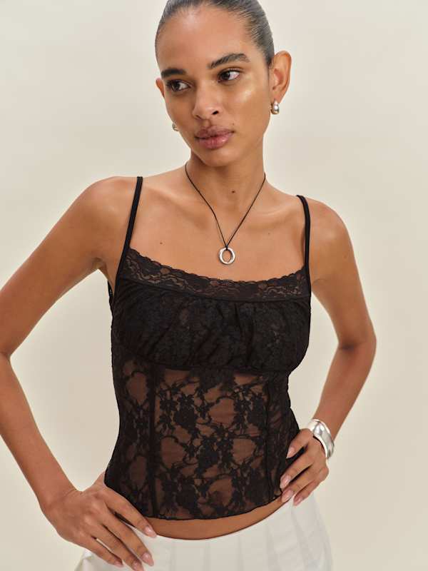 Amira Knit Top - Black