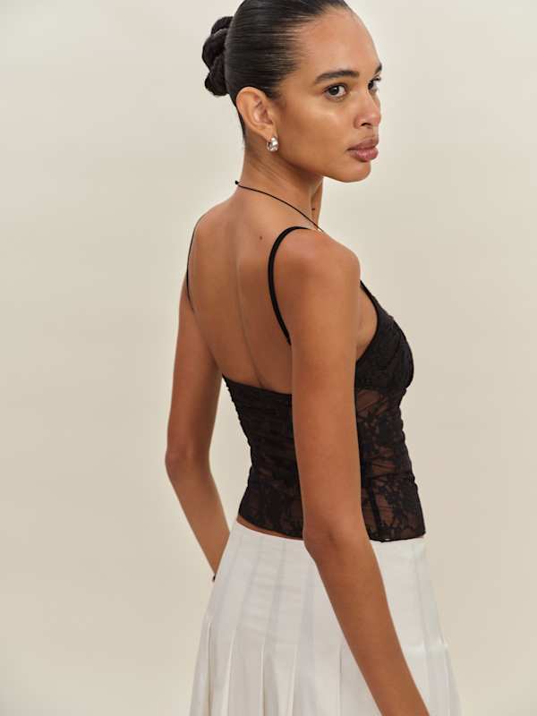 Amira Knit Top - Black