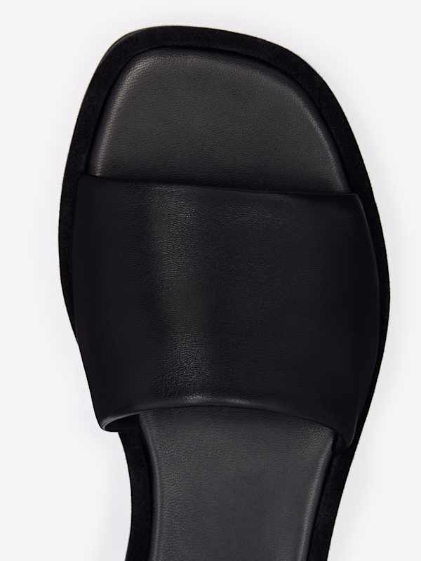 Esme Platform Sandal - Black Suede Leather