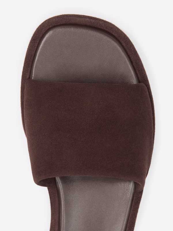 Esme Platform Sandal - Espresso Suede