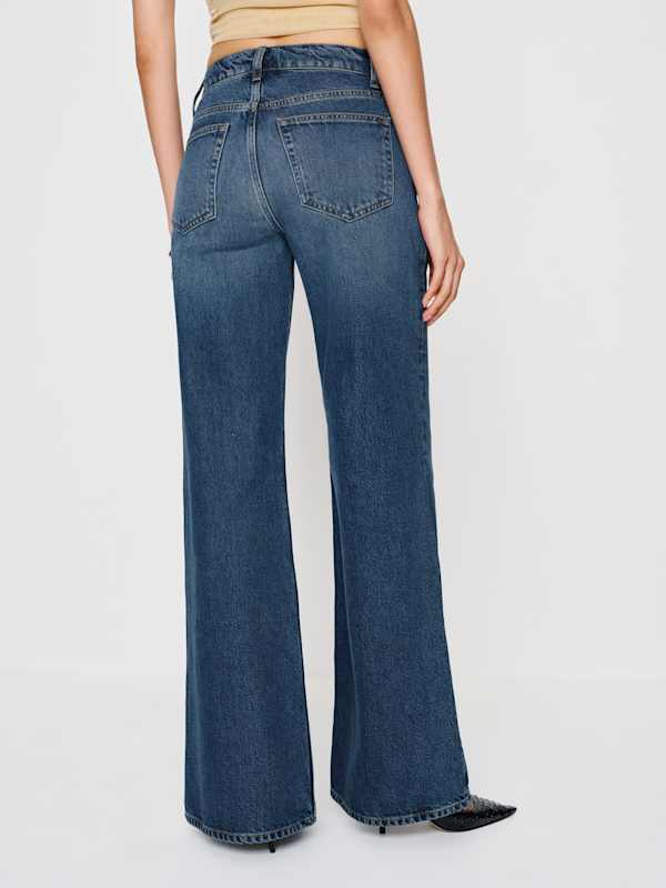 Kara Low Rise Loose Flare Jeans - Donner