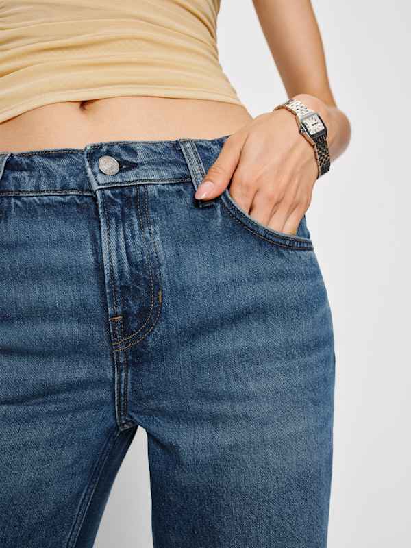 Kara Low Rise Loose Flare Jeans - Donner