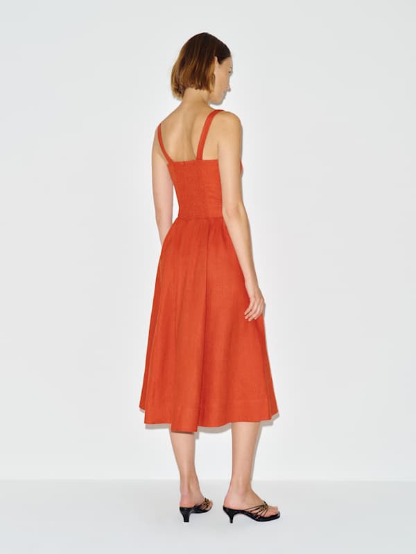 Robe en lin Janu - Chili Mango