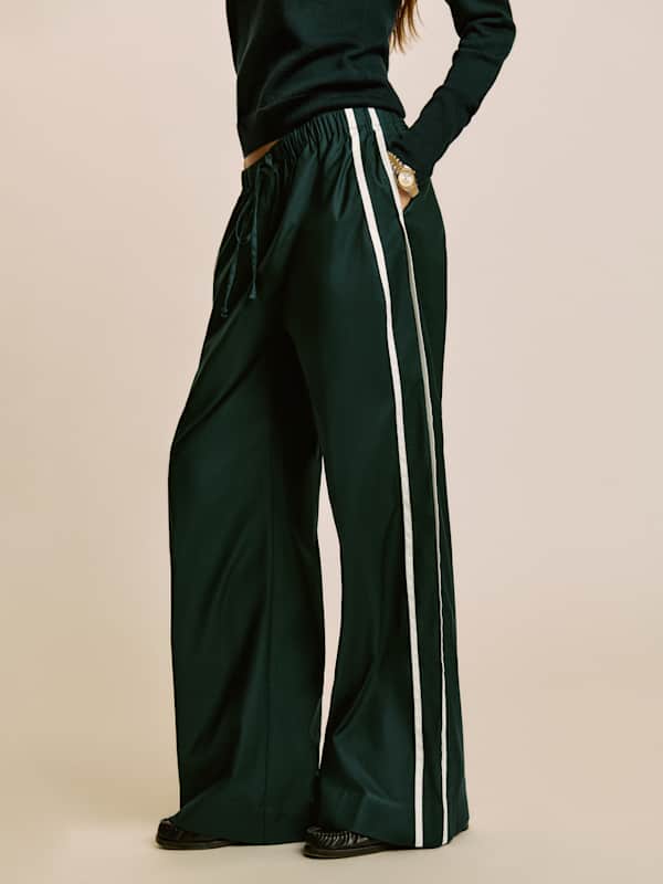 Petites Julien Poplin Pant - Forest