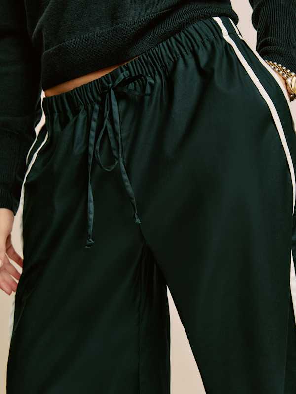 Petites Julien Poplin Pant - Forest