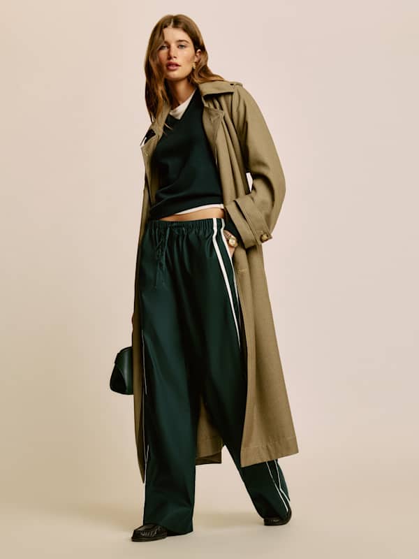 Petites Julien Poplin Pant - Forest