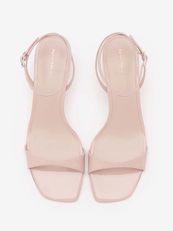 Sandales &agrave; talons Sage - Alb&acirc;tre verni