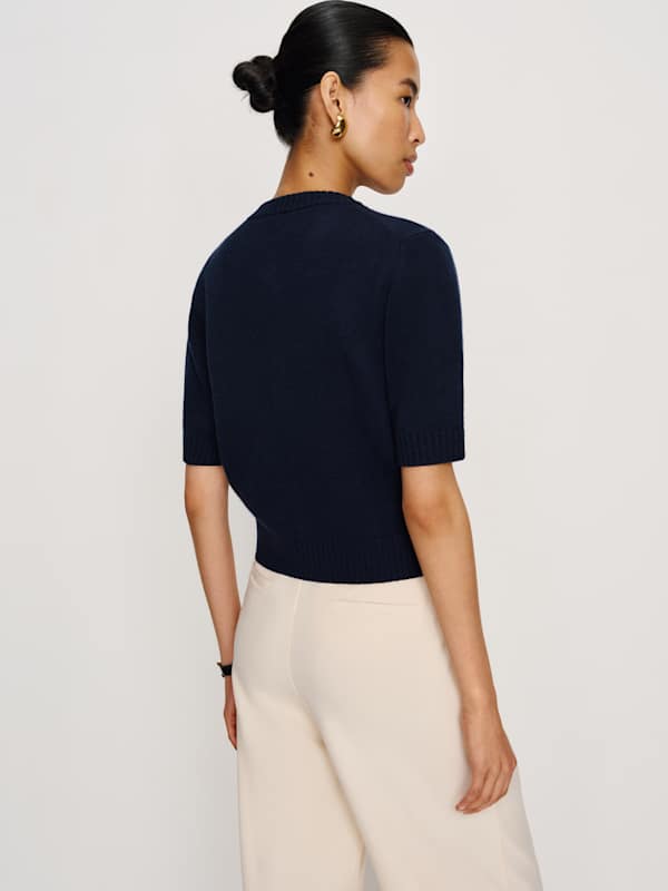 Maude Cashmere Cardigan - Navy