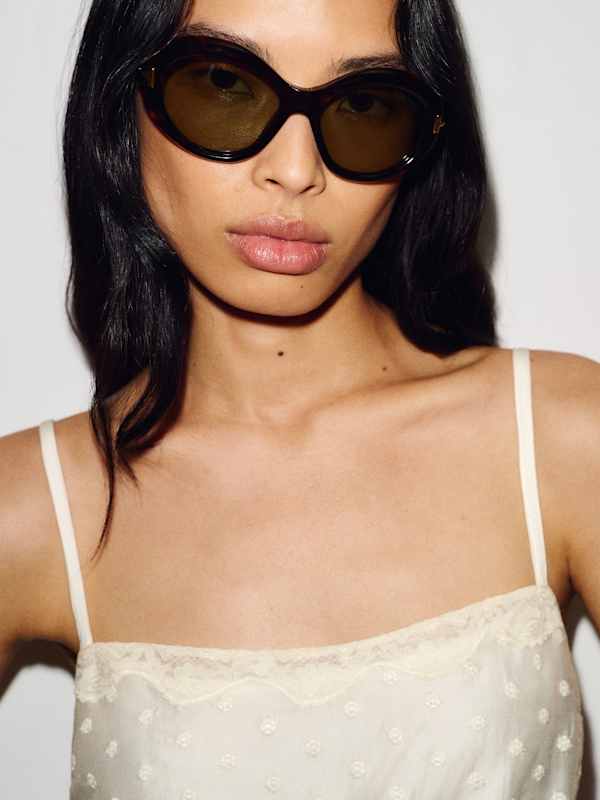 Allis Dress - Cream Dot