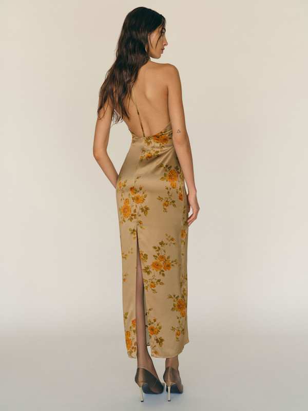 Ivan Silk Dress - Poet