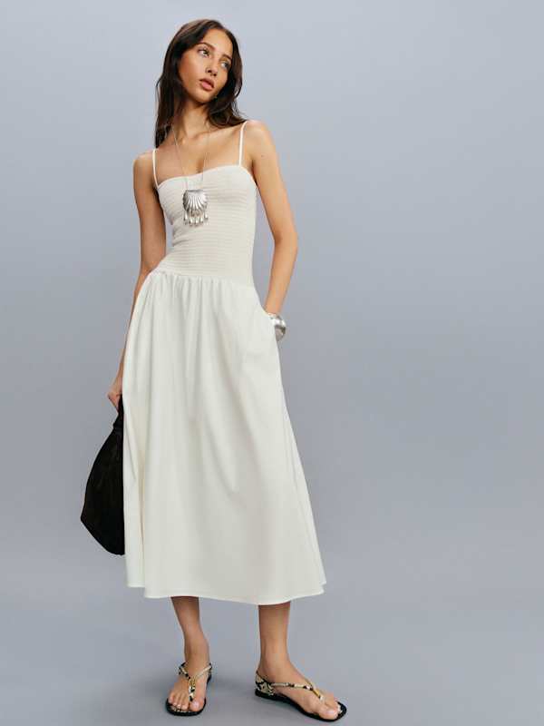 Nellie Knit Dress - Fior Di Latte