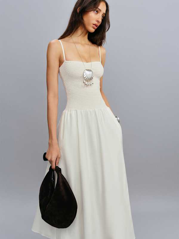 Nellie Knit Dress - Fior Di Latte