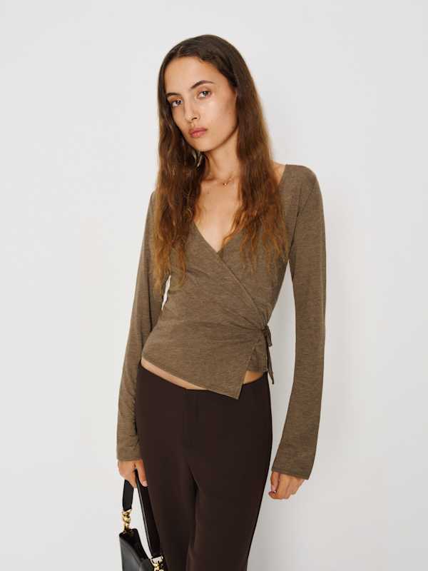 Perrin Knit Top - Mixed Nuts