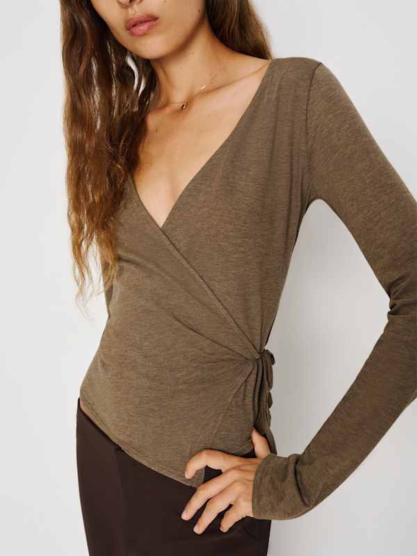Perrin Knit Top - Mixed Nuts