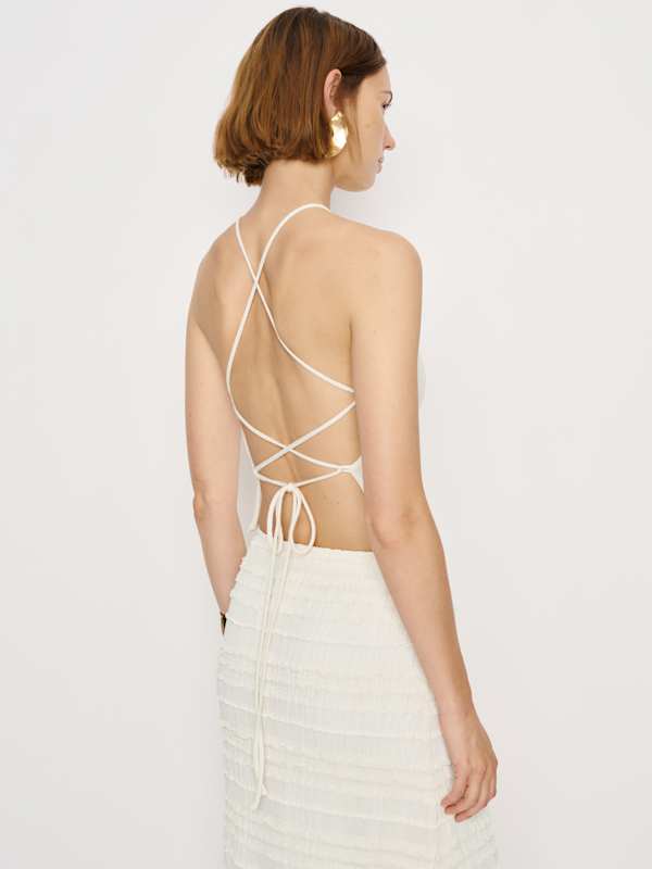 Vevina Knit Top - Fior Di Latte