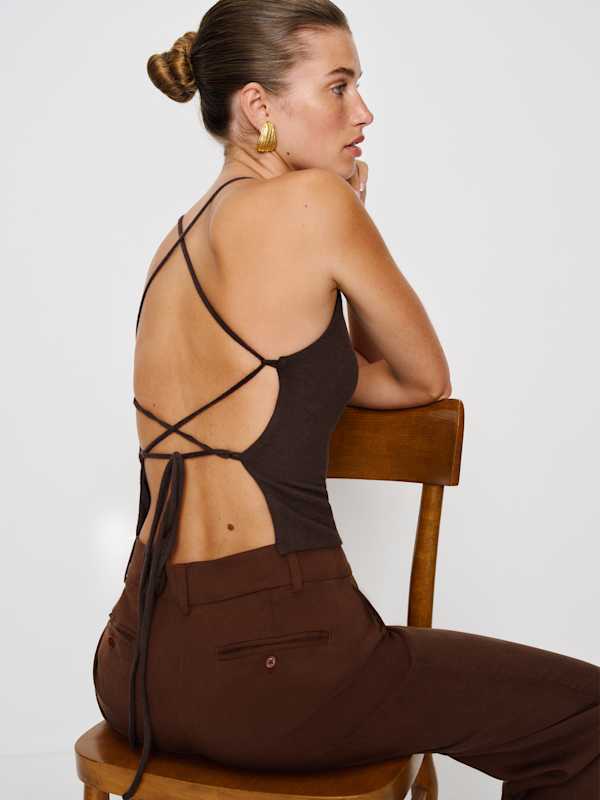 Vevina Knit Top - Mole