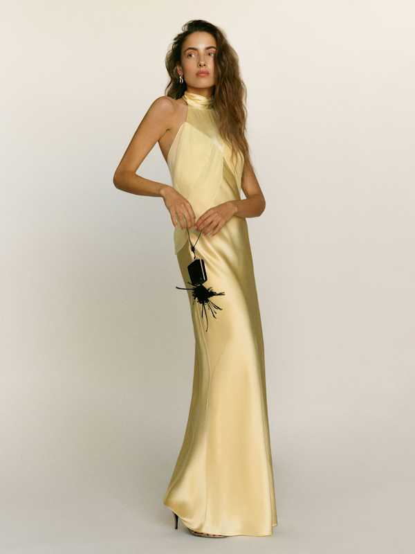 Dorcas Silk Dress - Blonde