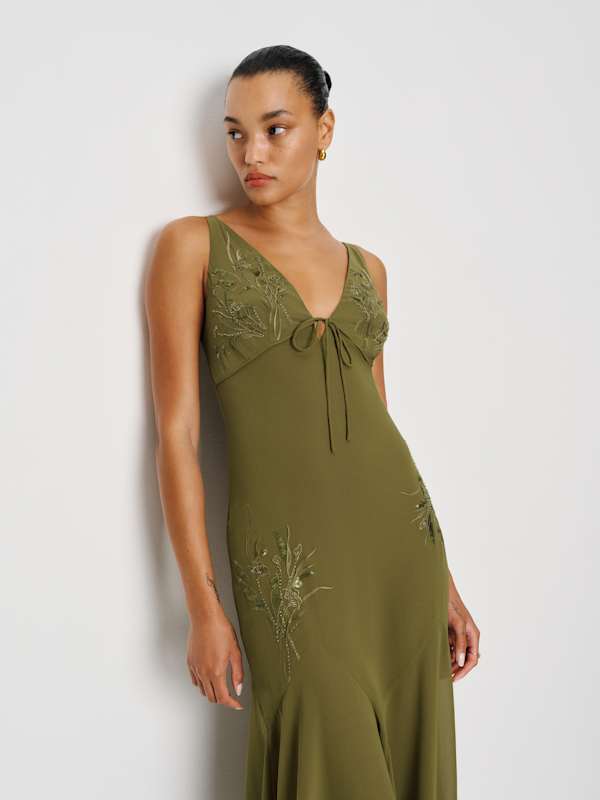 Ziva Dress - Olive