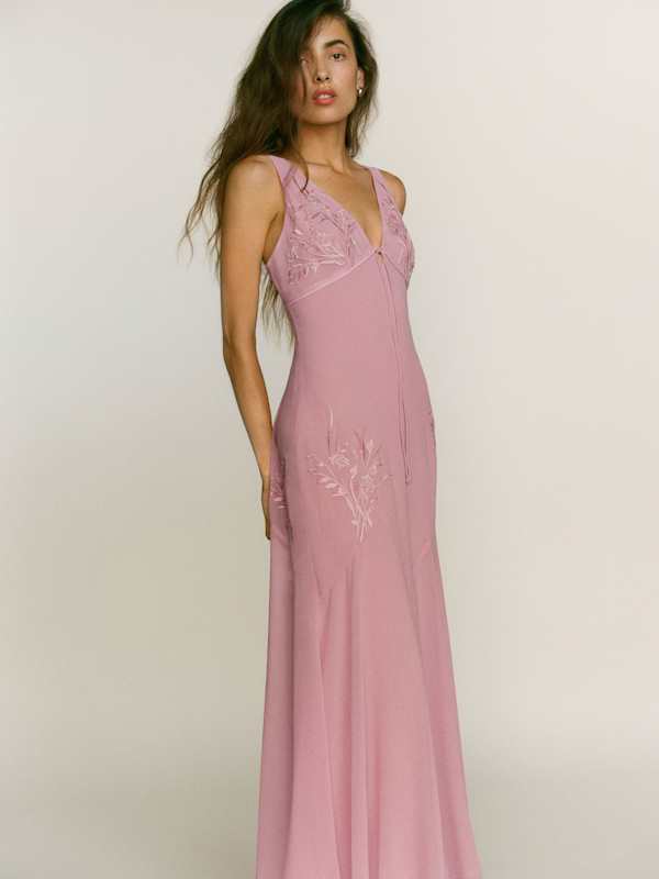 Robe Ziva - Rose Taffy