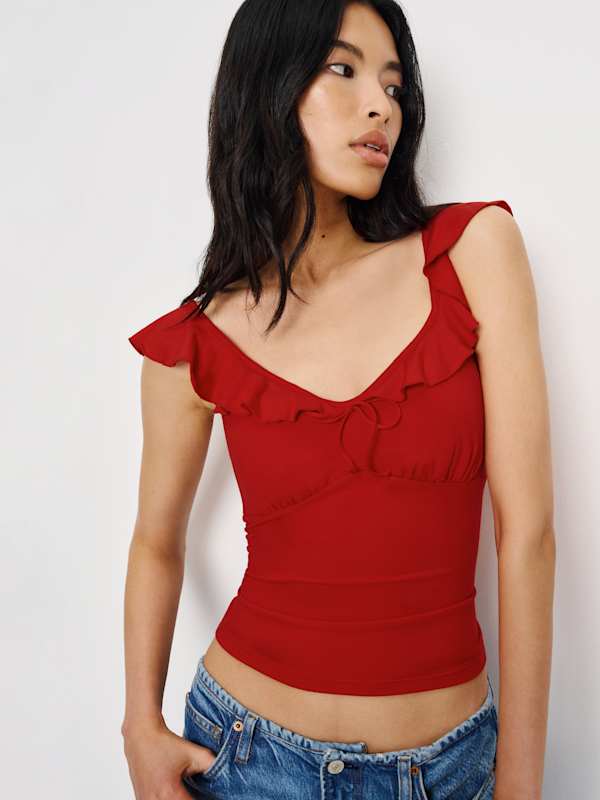 Lemmy Knit Top - Lipstick