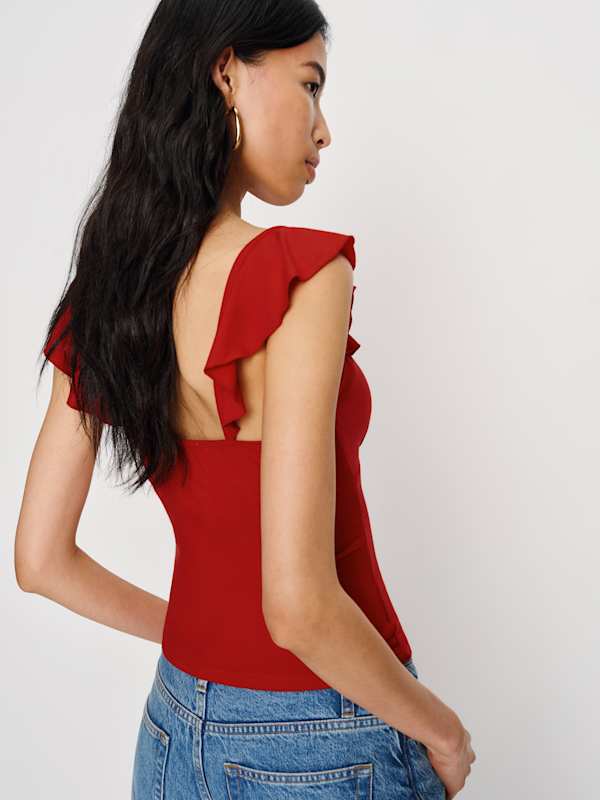 Lemmy Knit Top - Lipstick