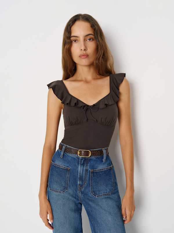 Lemmy Knit Top - Mole