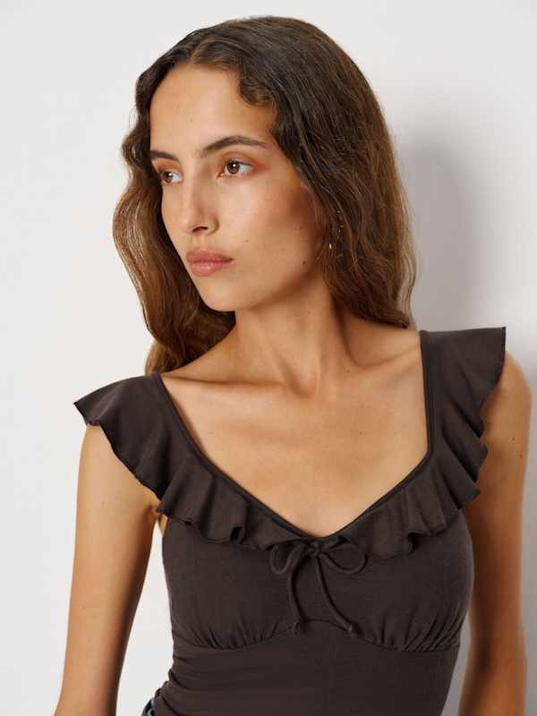 Lemmy Knit Top - Mole