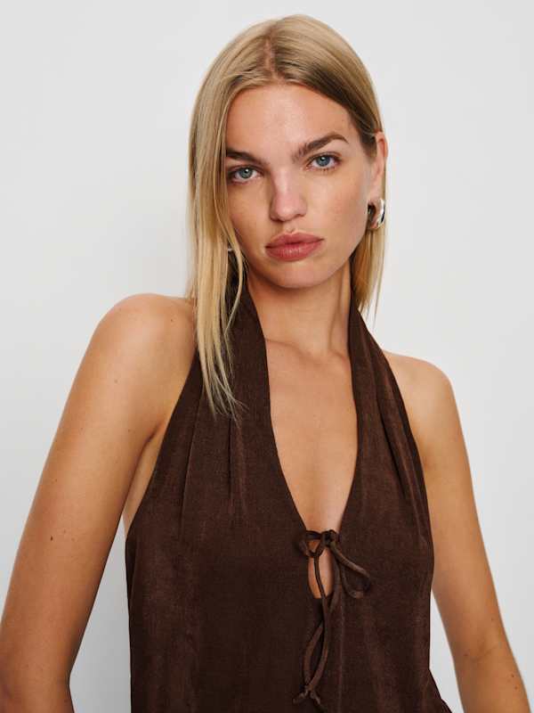 Aramis Knit Top - Brown