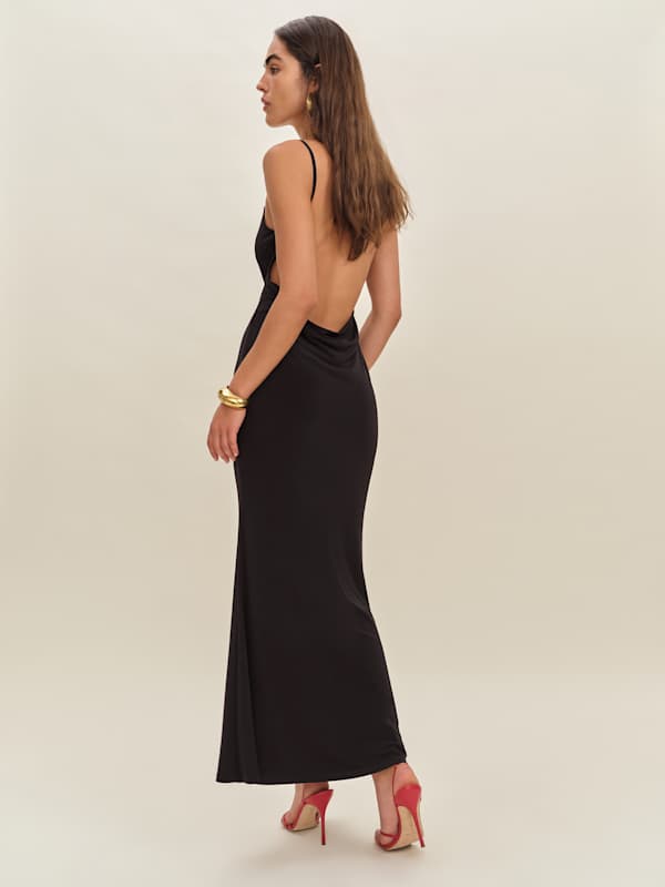 Averil Knit Dress - Black