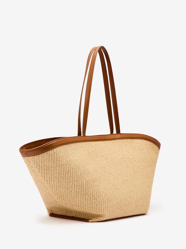 Lucia Tote Bag - Natural Raffia
