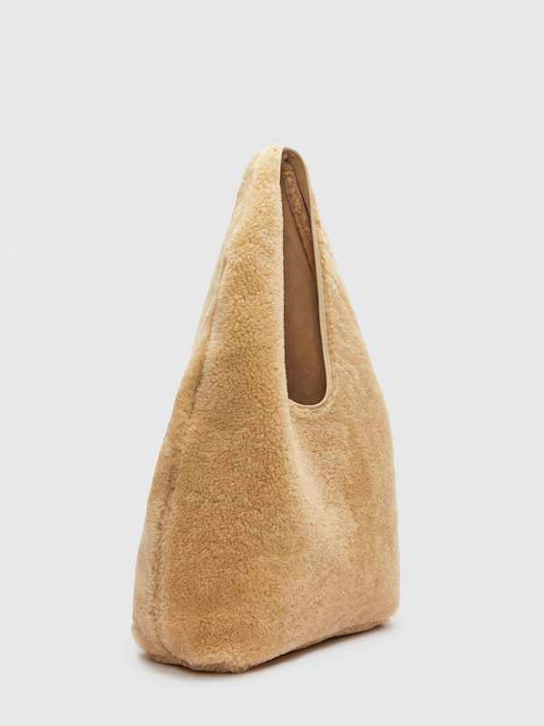 Aurelia Tote Bag - Natural Shearling