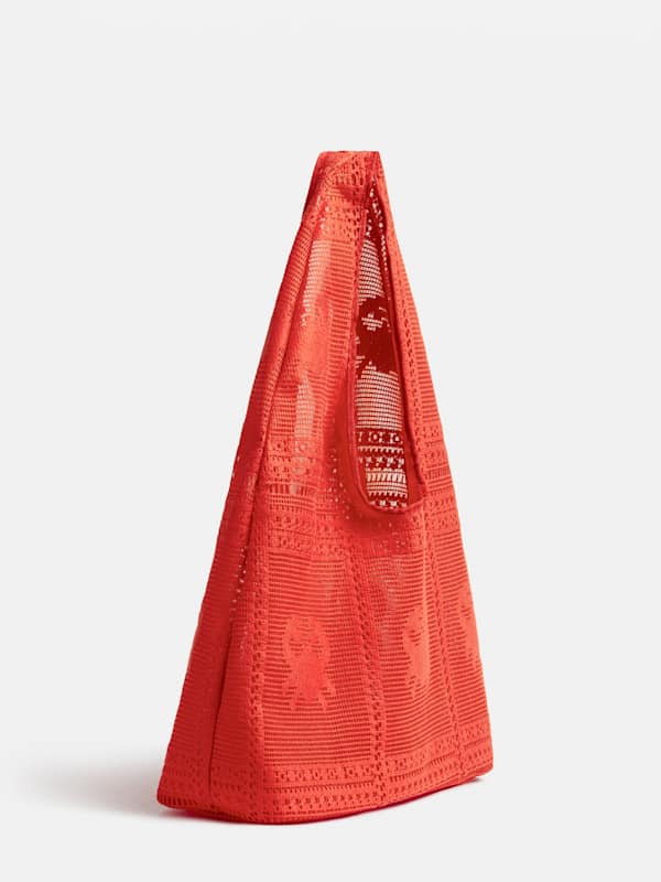 Aurelia Tote Bag - Poppy Crab Lace