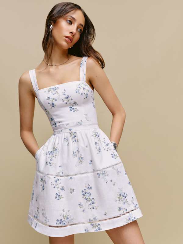 Everett Mini Linen Dress - Truly