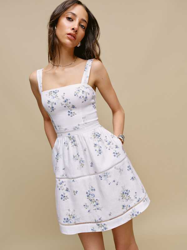 Everett Mini Linen Dress - Truly