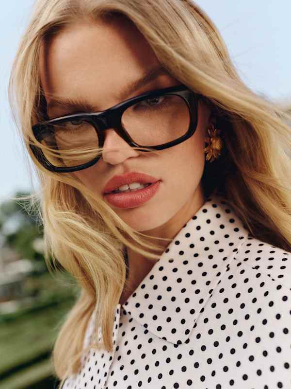 Eve Sunglasses - Black/clear