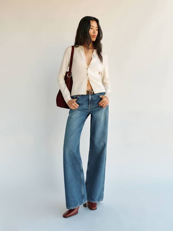 Florentina Cashmere Collared Cardigan - Gossamer