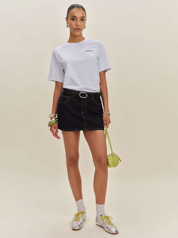 Patagonia M's P-6 Logo Responsibili-tee - White