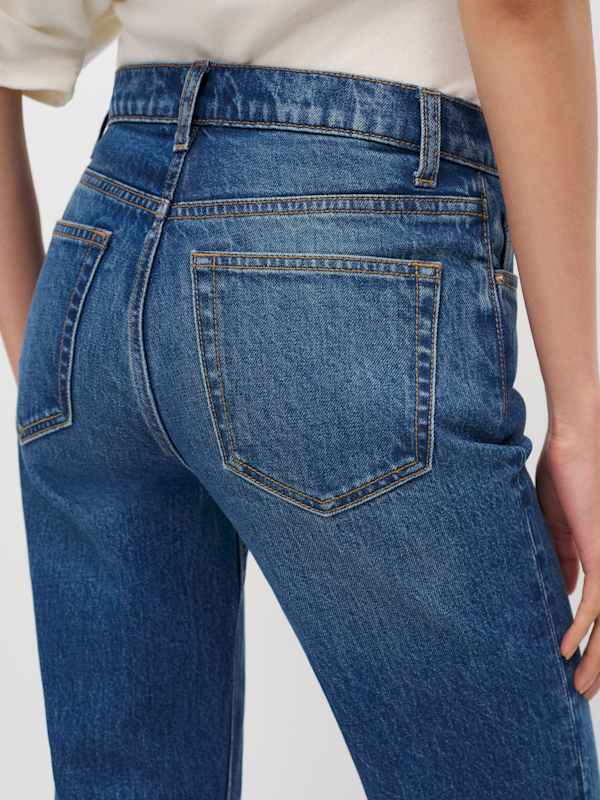 Sharon Stretch Mid Rise Bootcut Jeans - Mellusine Belted