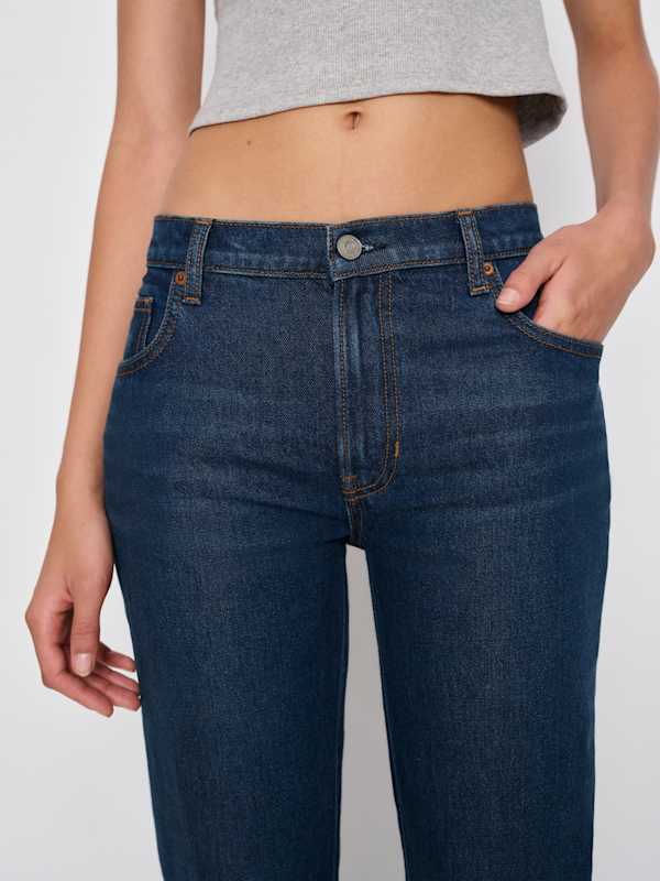 Sharon Stretch Mid Rise Bootcut Jeans - Nemi