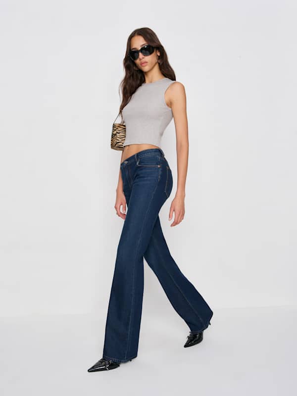 Sharon Stretch Mid Rise Bootcut Jeans - Nemi