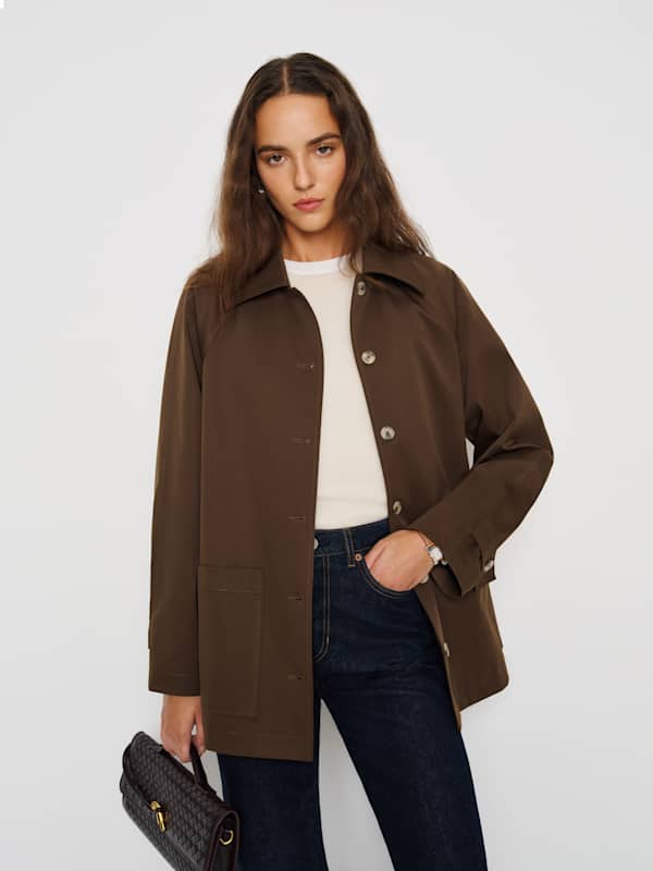 Fisher Oversized Trench - Brown
