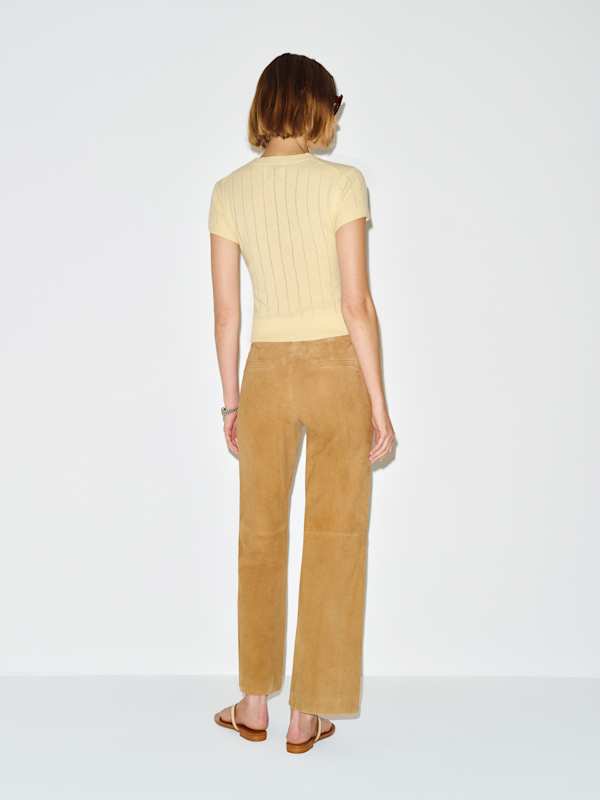 T-shirt en cachemire Darcy - Ribbed Pineapple