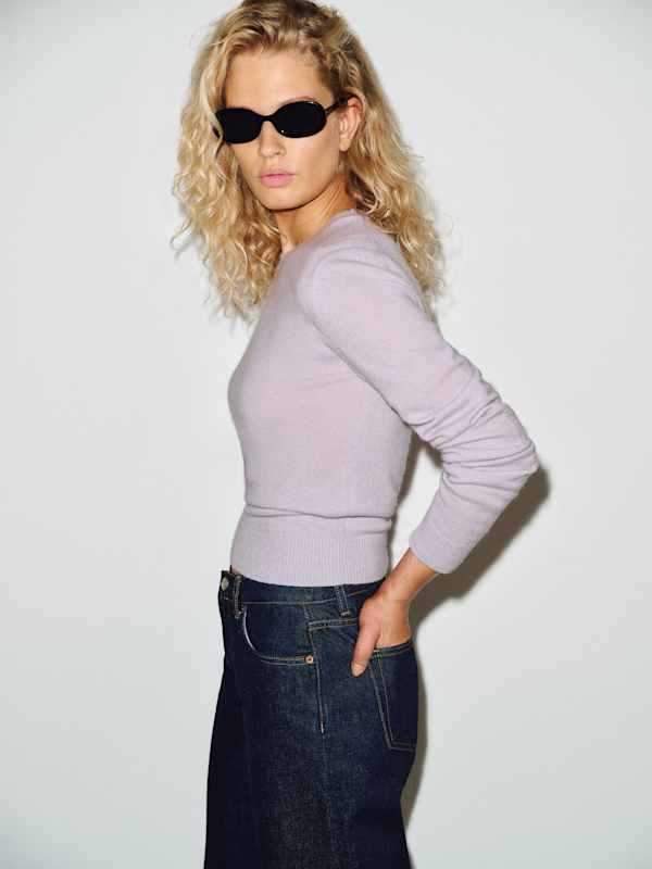 Lian Cashmere Crew Sweater - Dream