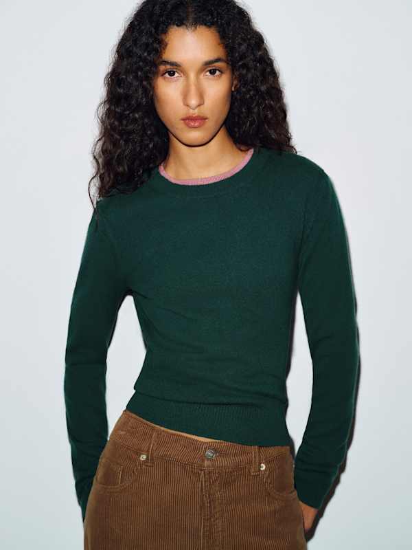 Lian Cashmere Crew Sweater by Reformation