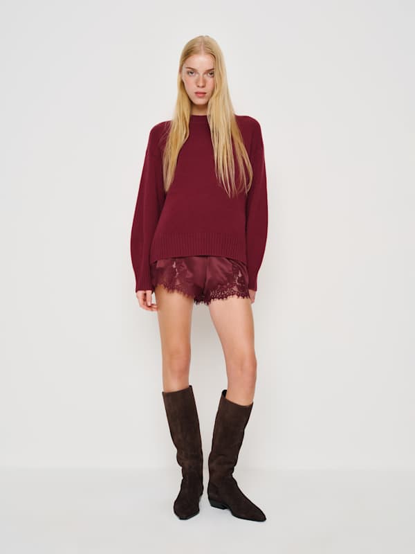 Fern Satin Short - Romance