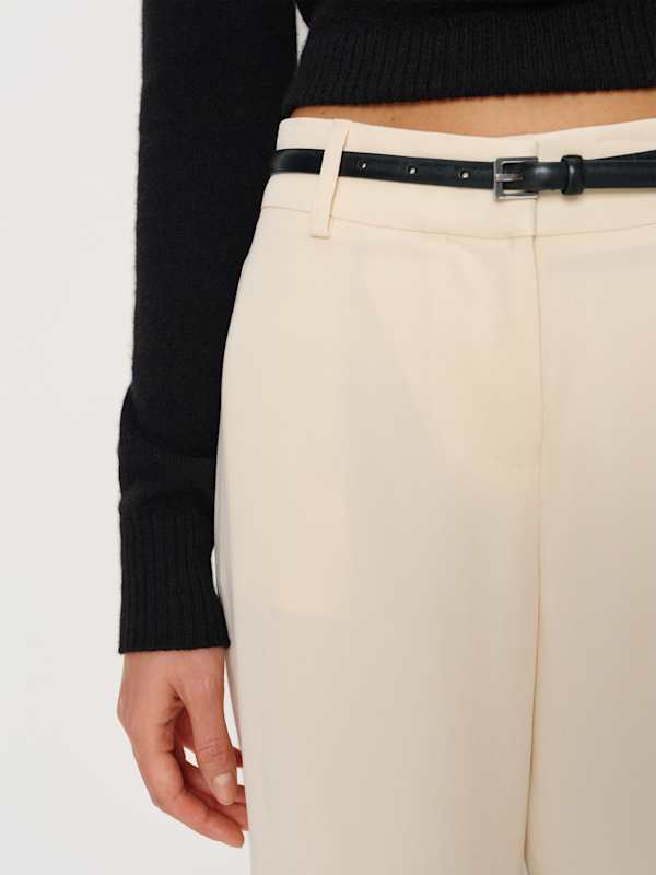 Gisele Low Rise Pant - Sugar