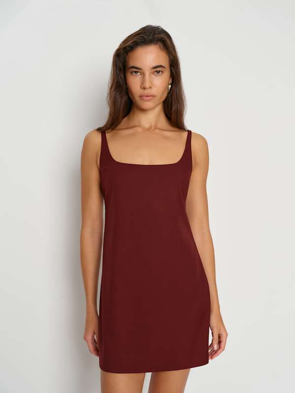 Elinda Dress - Wine
